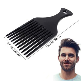 Honbay 2PCS Hair Styling Tools Plastic Hair Pick Combs Lift Hair Picks for Long Thick Curly & Afro Hair