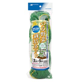 Marsol Vine Vegetable Cultivation Net, 4.7 inches (12 cm) Square, 6.6 x 16.4 ft (2 x 5 m)