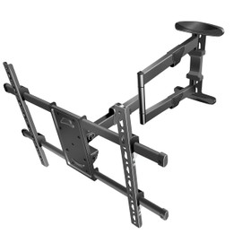 XinleTech 55 65 75 inch Long Arm TV Wall Mount for 37-80 Inch,Full Motion Single Arm Mount with 180°Swivel,Tilt and Level Adjustment,Max VESA 600x400mm,Corner TV Wall Mount,XL-DY658S