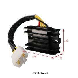 HOCEAN-Max Voltage Regulator Rectifier 32800-19B00 32800-19B11 is Compatible with Suzuki King Quad 300 1991-2001 Suzuki Quadrunner 160 1989-2001 2003-2004 Suzuki Quadrunner 250 1988-2001