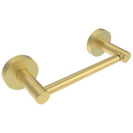BATH EQUIPMENT FIXSEN Gold Toilet Paper Holder Bathroom Double Post Pivoting Tissue Roll Holder Stainless Steel and Zinc Alloy Wall Mount Detachable (Gold)