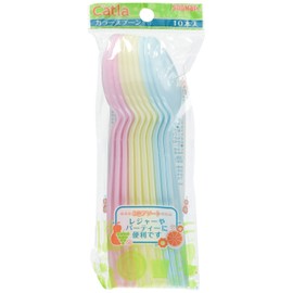 Sunup PA-17SC Color Spoon, 6.7 inches (17 cm), 10 Pieces