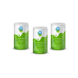 Baby bamboo Pack 3 rollos de toallitas de fibra de bambú para pañales ecológicos de tela. 100 hojas desechables (por rollo) biodegradables para uso multiple. Filtro Biodegradable de bambú