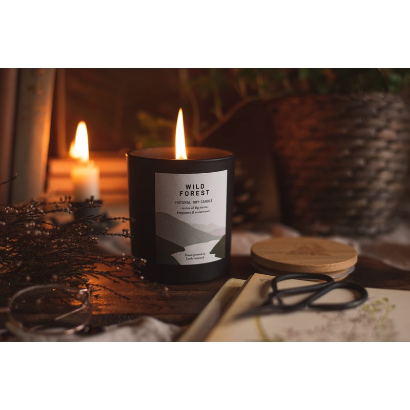 Wild Forest - Organic & Vegan, Luxury Scented Candles. Hand