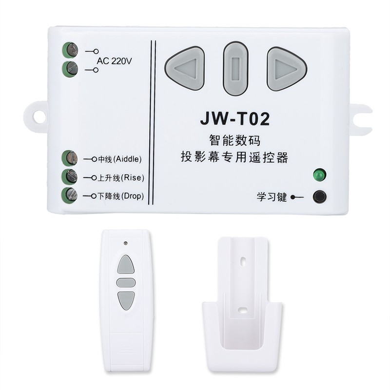 Projection Screen Wireless Remote Control Switch Up Down Reversing Controller(433Mhz)