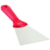 Vikan 40094 Stainless Steel Hand Scraper, Red, 235mm Length, 100mm