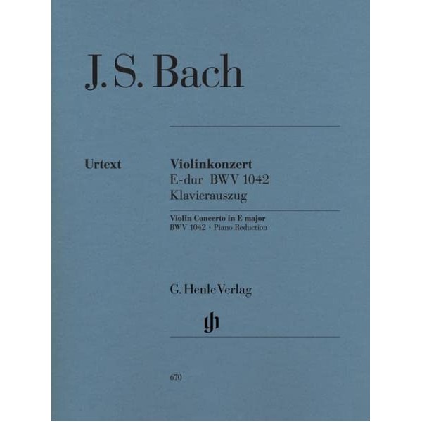 Concerto for Violin and Orchestra E major BWV 1042 -