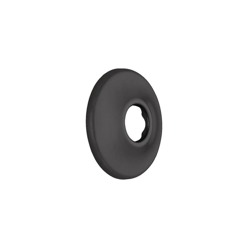 Delta DRP6025BL Round Shower Arm Flange Matte Black