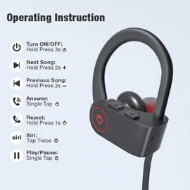 JOYWISE Bluetooth Headphones, 16H Playtime, AI Music Creation Earbuds