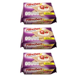 3er Pack Filinchen Das Knusper-Brot Vollkorn 3 x 75 g laktosefrei zuckerarm natriumarm