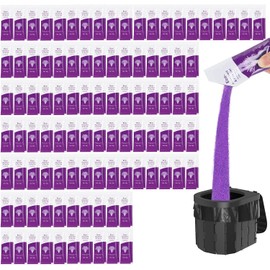 Gel desodorizante para Inodoro portátil, Gel desodorizante para Inodoro de Camping, desodorizante portátil para Coche, Bolsas de baño para Camping (100 Unidades, Lavanda)