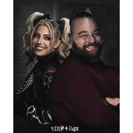 WWE WRESTLEMANIA 41  16”x20” POSTER PRINT  Alexa Bliss Bray Wyatt The Fiend