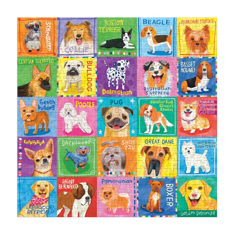 Dog Portraits 500 Piece Family Puzzle