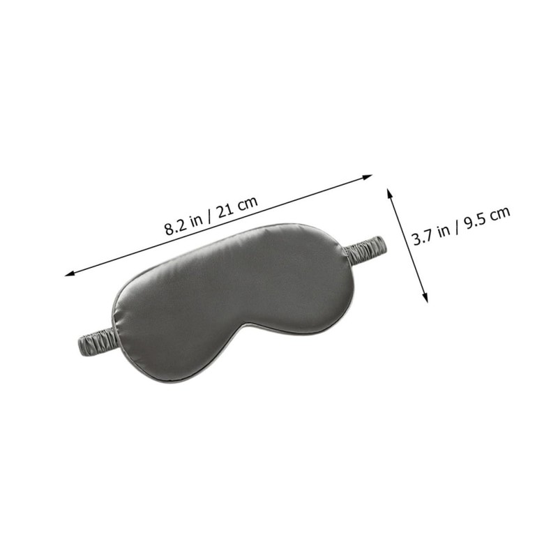 IWOWHERO 3Pcs Travel Blindfold Two Sided Breathable Silk Sleeping Mask
