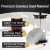 French Press Filter 6 Pieces Stainless Steel Replacement Filters Mesh