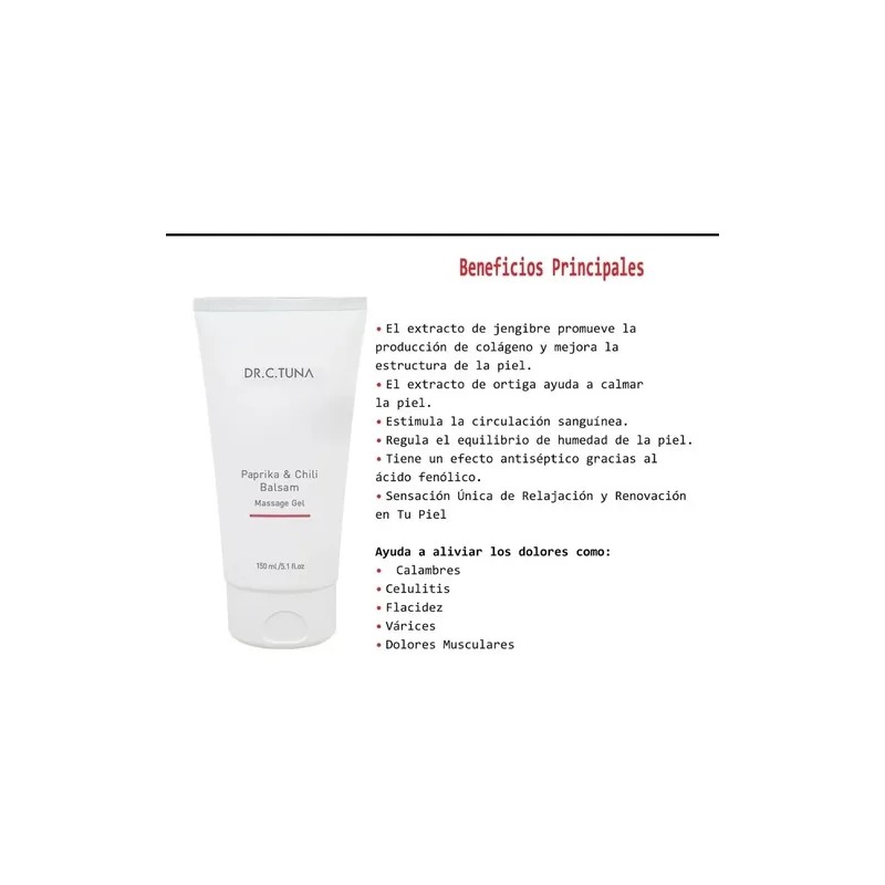 Gel De Masaje / Balsamo De Paprika Y Chile /