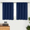 BGment Short Curtains Blackout 36 Inches Length - Rod Pocket