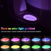 AVEKI Motion Sensor Toilet Night Light, 16 Colour Changing RGB