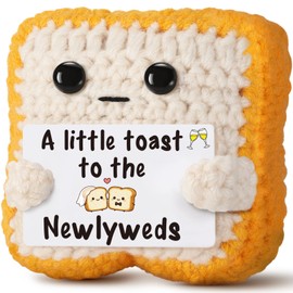 Ovrrcame Crochet Toast Bridal Shower Engagement Wedding Gift for Newlyweds