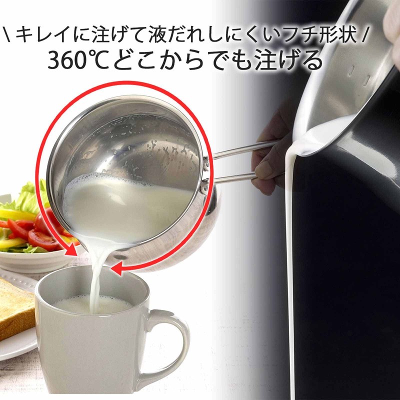 Shimomura Kihan Milk Pan, 4.7 inches (12 cm), Dishwasher Safe,