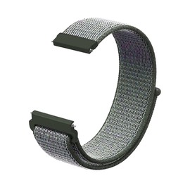 SQHYWJ Watch Band for Smart Watches 18 mm 20 mm 22 mm Nylon Material Gentle on the Skin Easy to Wear Watch Band (olive18mm)