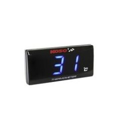 KN Planning KOSO LED Waterproof Motorcycle Motorcycle Thermometer Water Thermometer Oil Thermometer Meter Adapter Center Blue 12V