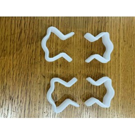 4 X Plastic U Clips Replacement Strong Divan Bed to Join Divan Base,Ottoman Base