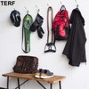 TERF® Polished Chrome Double Wall Mounted & Door Hat Coat