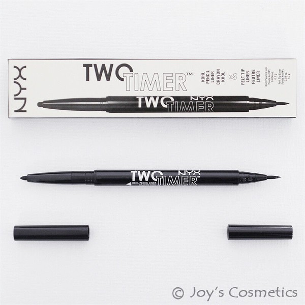 1 NYX Two Timer - Dual Ended Eyeliner " TT 01 - Jet Black "   *Joy's cosmetics*