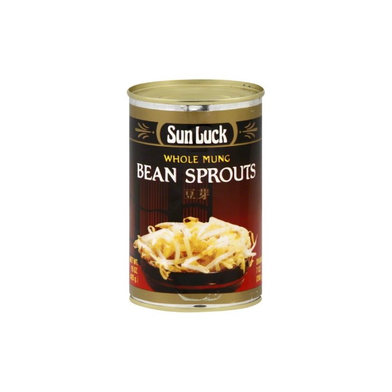 Sun Luck Bean Sprouts, 15-Ounce (Pack of 12)