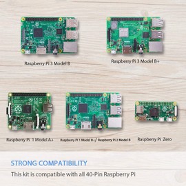 SunFounder Project Super Starter Kit for Raspberry Pi (for RPi 3/2/B+ with English Manual)