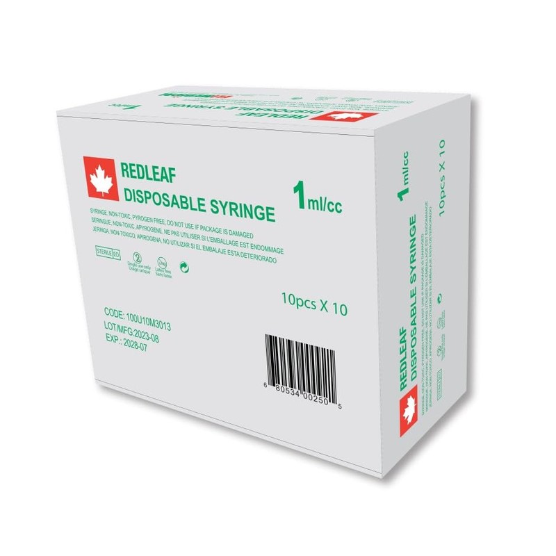 1ml 0.30x13mm Plastic Multiuse Measuring Tools Box/10 Bags x 10