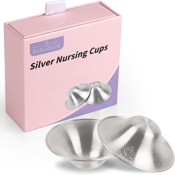 The Original Silver Nursing Cups,925 Silver Nipple Shields for Nursing