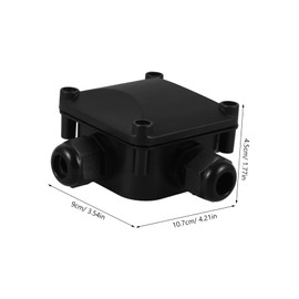 DOITOOL Junction Box Outdoor Electrical Enclosure Lightweight and Portable for Projects Protects Connections for Landscape Lighting Pool Pumps and More