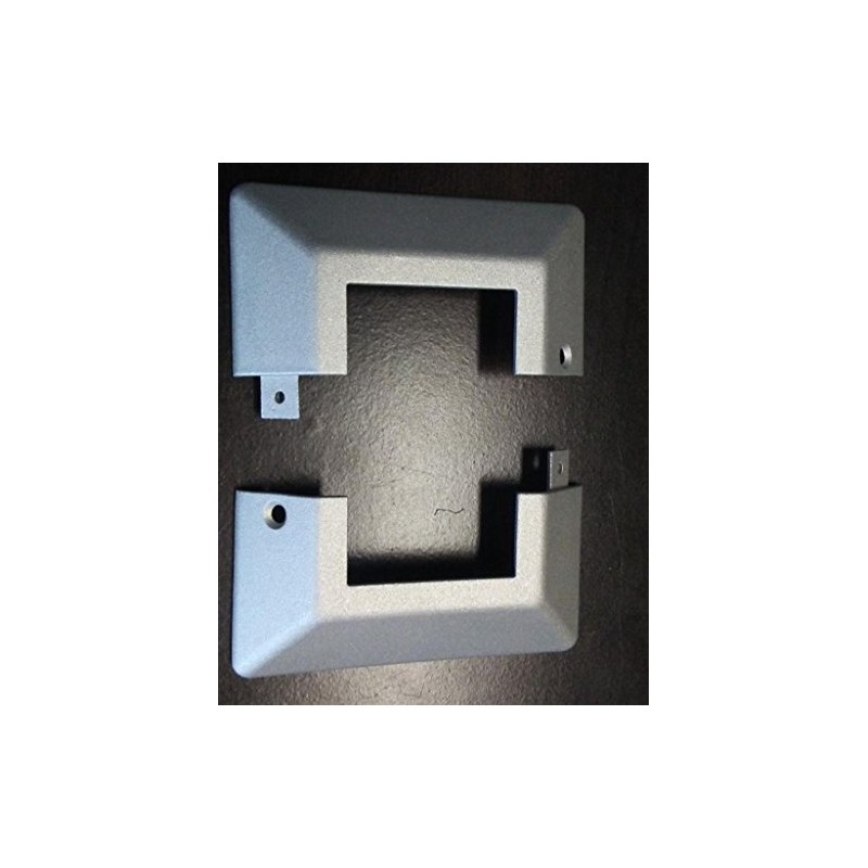 Lot of 6 Two Piece Aluminum Post Base Cover- Low