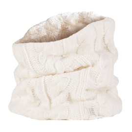 HEAT HOLDERS - Women's Thermal Winter Neck Warmer - 3.5 tog - One size (Cream)
