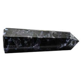 Indigo Gabbro Crystal Towers ~ Natural Healing Crystal Point Obelisk for Reiki Healing and Crystal Grid (3" to 4" INCH)