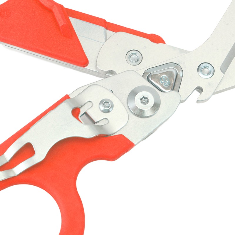 Emergency Response Shears Foldable Shear with Ring Cutter Glass Breaker