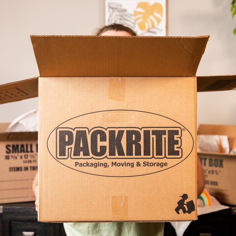 PackRite College Moving Kit, with Moving Boxes, Packing Tape, Bubble