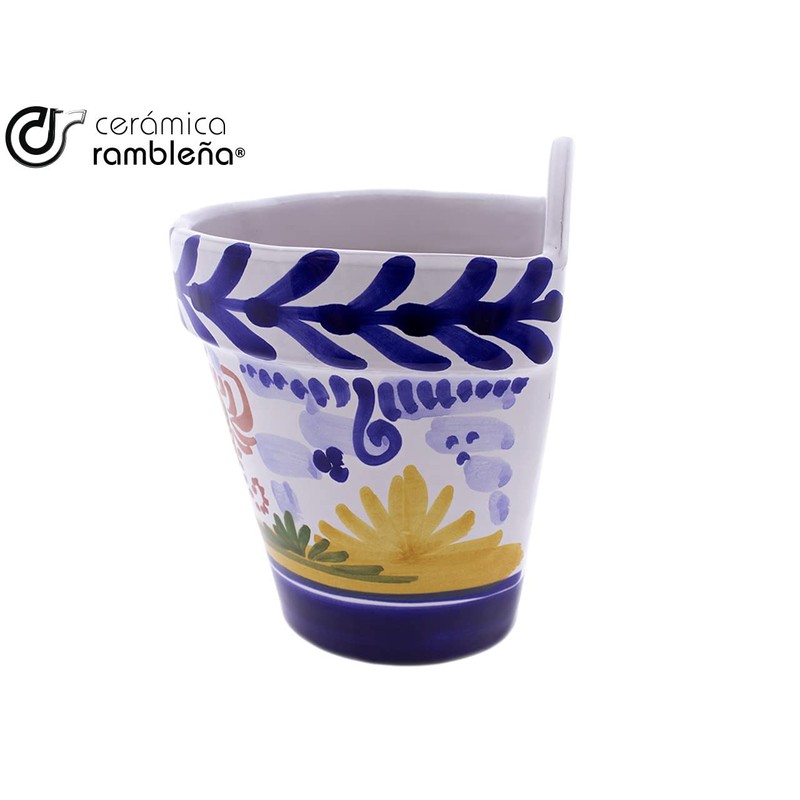 Ceramic Diamond Flower Pot Pendant Flower Pot Hanging Flower Pot