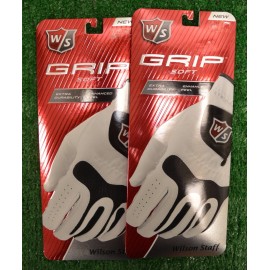 Wilson 2 Wilson Grip Soft Men's Golf Gloves - LH Cadet Small