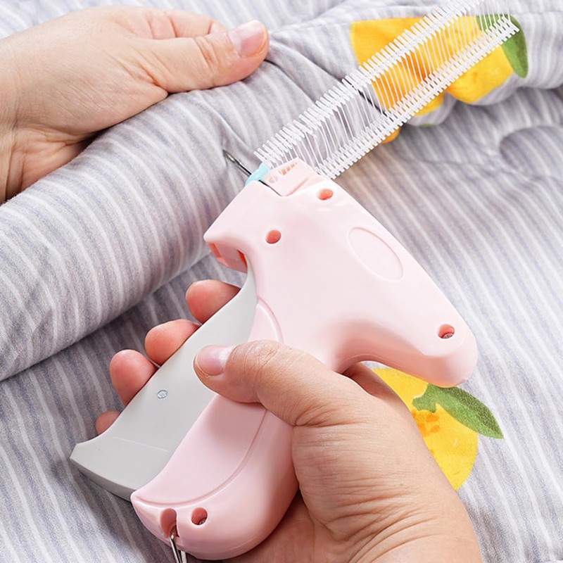 Stitch Gun for Clothes，Tagging Gun，Handheld Sewing Machine，Quick Clothing Fixer，Includes 5