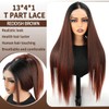 Synthetic Lace Front Wig Pre Plucked With Baby Hair 13x4x1