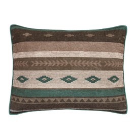 HomeStock Contemporary Cool King Bedding Set - 3 Piece - Sierra Vista Southwest Quilt Set with King Quilt and King Pillow Shams - Machine Washable