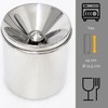 Kerafactum Elegant container made of stainless steel for tasting wine,