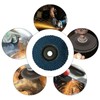 WMLBK Premium Aluminum Louver Disc-Flap Sanding Disc Grinding Wheel -3Inch