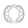 Brake Shoes Polini 140 x 25 mm Piaggio/Vespa I-GET 125-150