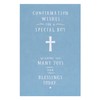 UK Greetings Confirmation Card For Boy With Envelope - Blue