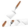 KONTONTY 2Pcs Stainless Steel Steak Spatulas with Ergonomic Handle for