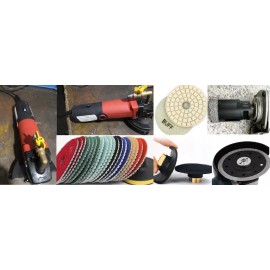 Roxx Toos Wet Polisher Grinder stone porcelain ceramic concrete polish cut core bit